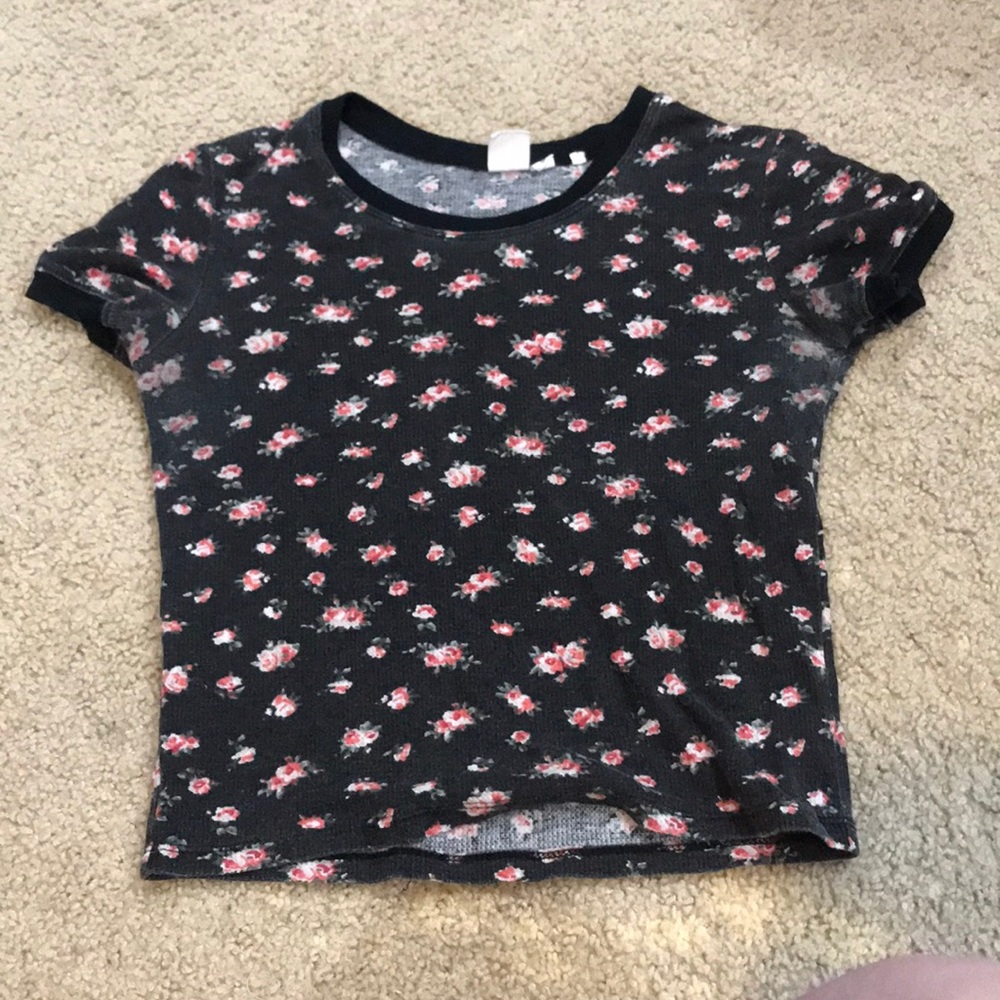 Floral crop top